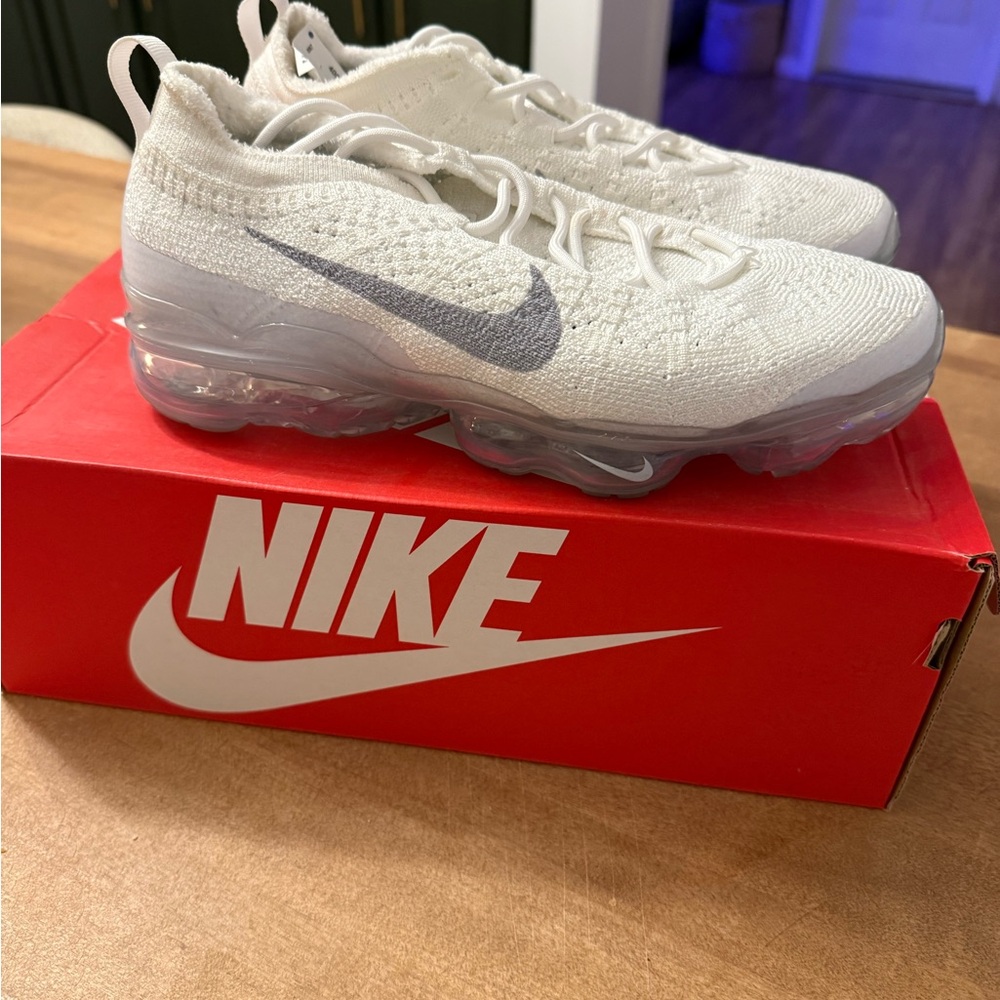 Nike Air Vapormax 2023 FK Flyknit White Platinum DV6840 100 Women's